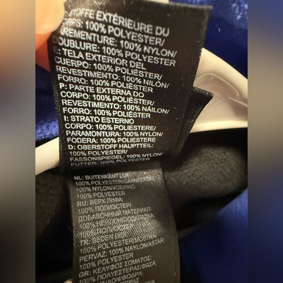 The North Face Blue and Black Fleece Jacket - Picture 4 of 5